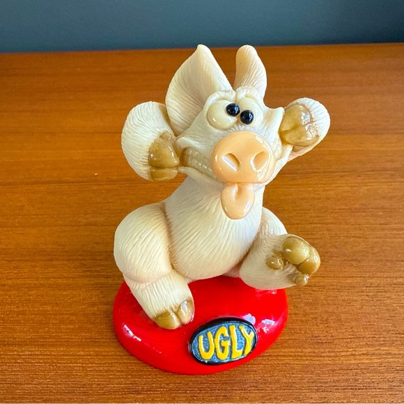Piggin  collectable,piggin Ugly,2004 Sculpture Pig Ugly - Picture 1 of 7
